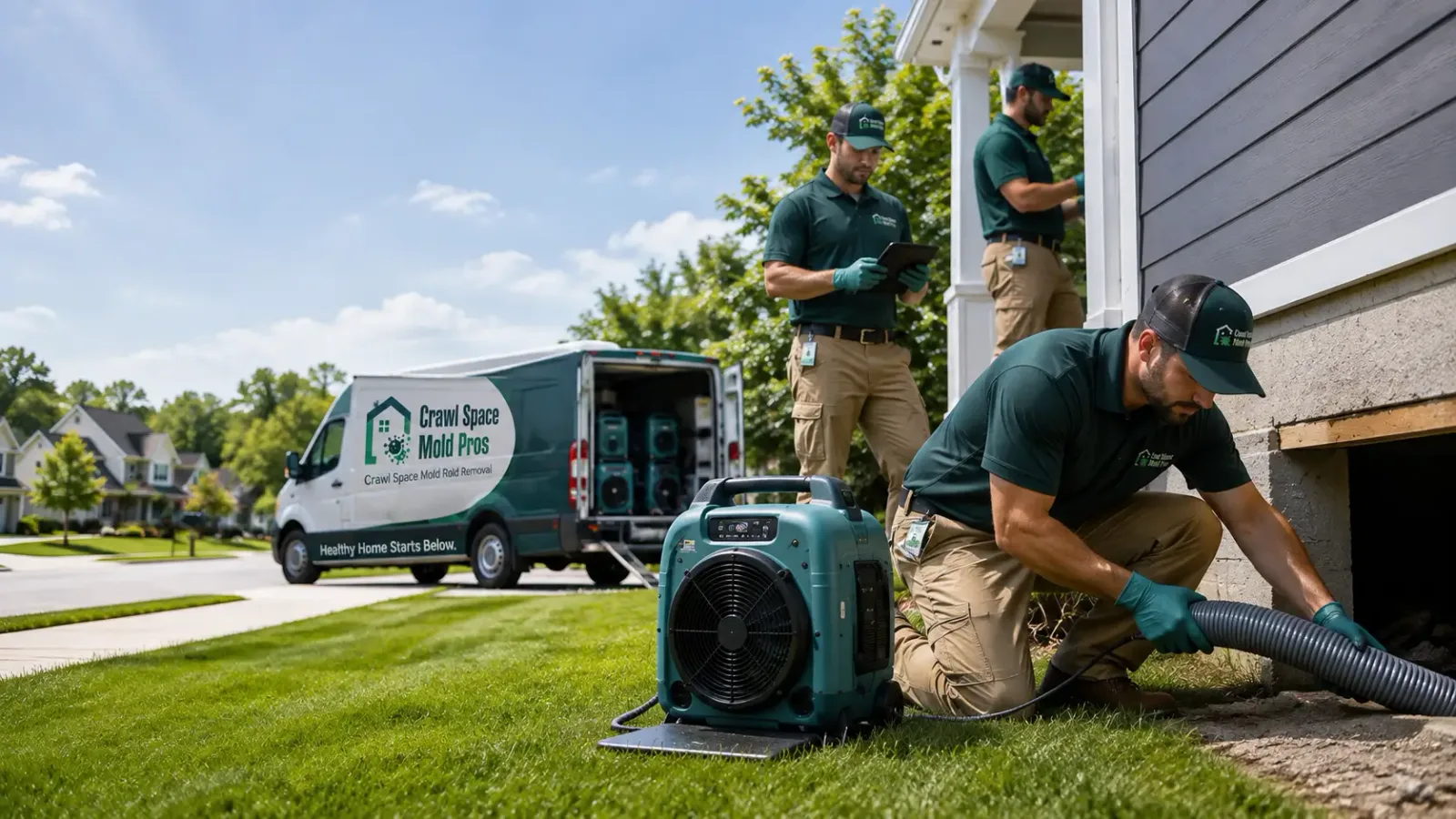 Crawl Space Mold Removal in Harbor View, OH
